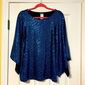 Like New! Prelude sequin top!